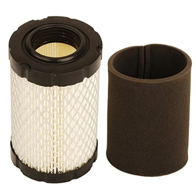 Abbildung von Carkio Luftfilter mit Vorfilter Compatible with Briggs Stratton 796031 594201 591334 797704 Ersetzen John Deere MIU1303 GY21435 MIU13963