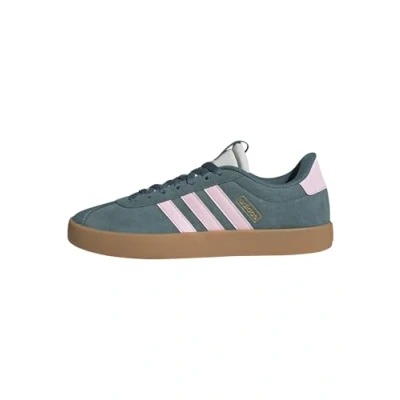 Abbildung von adidas Vl Court 3.0 Shoes Damen Schuhe, Preloved Teal Clear Pink Gold Met, 40 EU