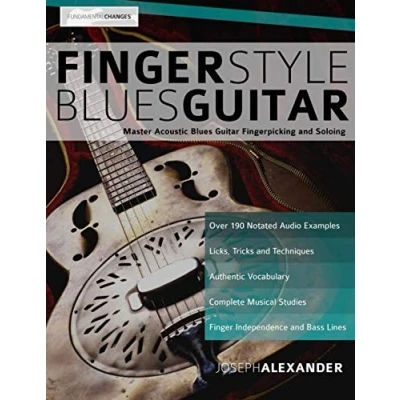 Abbildung von Fingerstyle Blues Guitar: Master Acoustic Guitar Fingerpicking and Soloing (Learn How to Play Guitar)