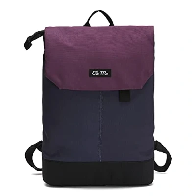 Abbildung von Ela Mo Rucksack Damen Daypack schön u. durchdacht Laptop Rucksäcke für Frauen Anti Diebstahl Tasche Schule, Uni, Business (Berry)