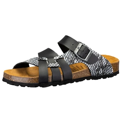 Abbildung von Lico Damen Bioline Flora Hausschuh, Schwarz, 41 EU
