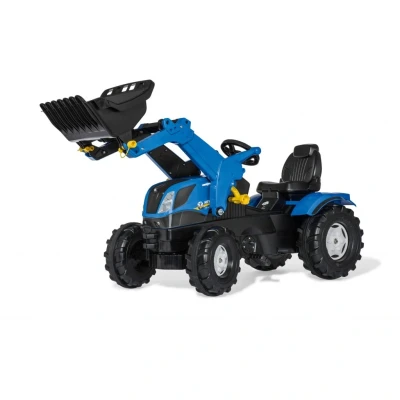 Abbildung von Trettraktor rollyFarmtrac New Holland + Lader
