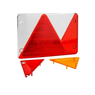 Abbildung von LAS 10140 Lichtscheibe für Rückleuchte Anhänger MULTIPOINT 4, Rechts, mit Kennzeichenbeleuchtung, 20 x 13,6 5,6 cm, rot