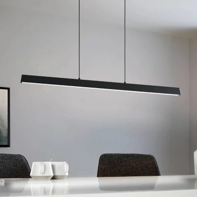 Abbildung von Eglo 99603 Hängeleuchte SIMOLARIS Z schwarz weiss L:122 B:5,5 H:110cm dimmbar 2700 6500K mit Connect Funktion