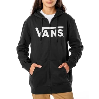 Abbildung von Vans Herren Classic Zip Kapuzenpullover, Schwarz, S