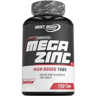 Abbildung von Best Body Nutrition Professional Mega Zinc Tabs mit 400 mg Zinkgluconat 150 Stück