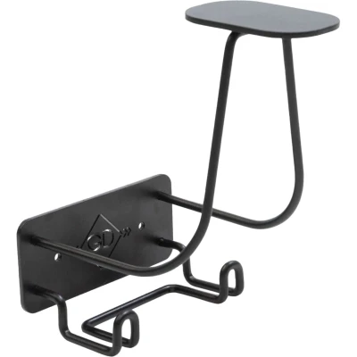Abbildung von Kentucky Reitkappenhalter mit Haken Steel Black