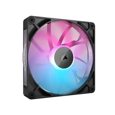 Abbildung von Corsair iCUE LINK RX140 RGB 140mm PWM Lüfter Magnetisches Kuppellager Einzelner Schwarz
