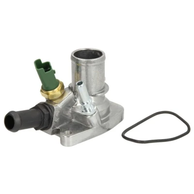 Abbildung von THERMOTEC D2F003TT Kühlwasserthermostat 88 mit Dichtung FIAT: Grande Punto Hatchback, Doblo I Cargo, Evo LANCIA: Ypsilon III