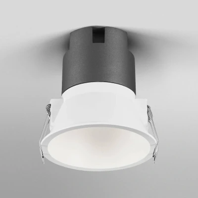 Abbildung von Ledvance SPOT TWIST Einbau Downlight, weiß, 10W, 800lm, 840 WT, 93mm Durchmesser, kaltweiße Lichtfarbe, bis zu 90% Energieersparnis im Vergleich Halogen Downlights, einfache Montage, 4000K