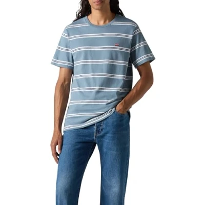 Abbildung von Levi&#039;s Original TEE Tshirt basic, Herren, Größe: Small, Blue