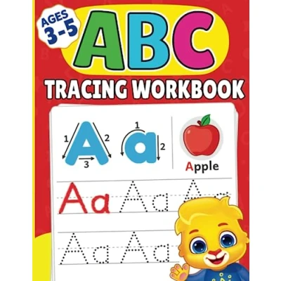 Abbildung von ABC Tracing Workbook: A Z Alphabet Letter Activities for Capital and Small Letters Handwriting Practice Workbook Learn to Write Trace Book Kindergarten Kids Ages 3 5