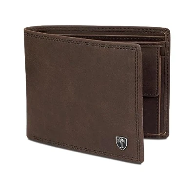 Abbildung von TRAVANDO Geldbörse Herren Groß TÜV RFID Zertifiziert Portmonee mit 13 Kartenfächern Münzfach Oslo Geldbeutel Portemonnaie Wallet for Men