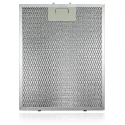 Abbildung von SPARES2GO Universal Dunstabzugshaube Metall Fettfilter (Silver, 320 x 260mm)