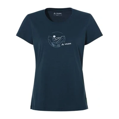 Abbildung von VAUDE Damen Women&#039;s Cyclist V T Shirt, Dark Sea/Blue, 42 EU