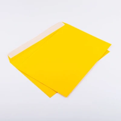 Abbildung von Briefumschläge DIN C5 162 x 229 mm gelb 120g/m² ohne Fenster haftklebend (304A)(100)