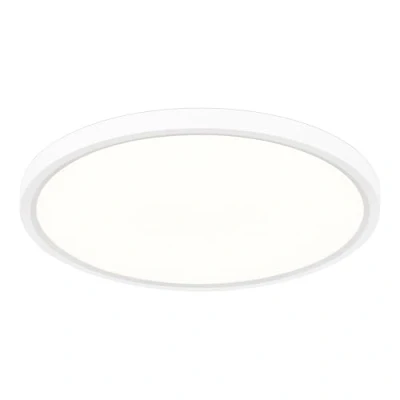 Abbildung von LuminexDesigns LED Deckenleuchte Flach Dimmbar mit Fernbedienung 24W Deckenlampe Hintergrundbeleuchtung Warmweiß Nachtlicht Timer Rund Schlafzimmerlampe für Wohnzimmer Küche Kinderzimmer Ø30CM