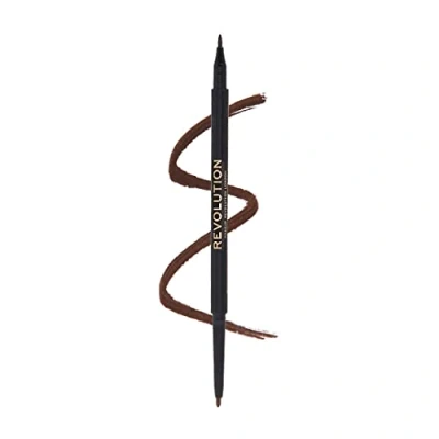 Abbildung von Makeup Revolution, Revolution Felt &amp; Kohl Eyeliner, Brown