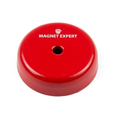 Abbildung von Alnico Flacher Topfmagnet Für Hochtemperatur , Engineering und Fertigungsanwendungen 38mm Durchmesser x 10mm Dicker C/W 5,2mm Dia Counterunk Loch 13kg Zug