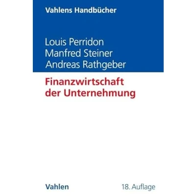 Abbildung von Finanzwirtschaft der Unternehmung (Vahlens Handbücher Wirtschafts und Sozialwissenschaften)