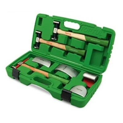 Abbildung von TOPTUL GAAI0702 Ausbeulhammer Satz 7 Holz Kunststoffkoffer