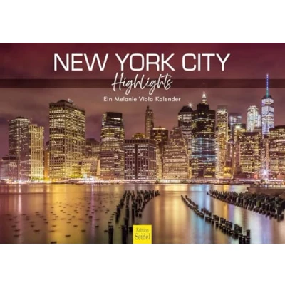 Abbildung von Edition Seidel Premium Kalender New York City Highlights 2025 Format DIN A3 Wandkalender USA Amerika Big Apple Metropole Skyline Melanie Viola