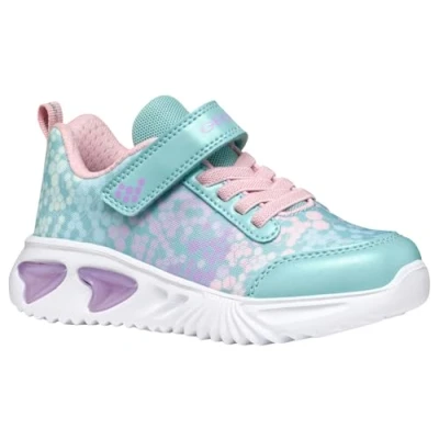 Abbildung von Geox Light UP Assister GIRL Sneaker low für Kinder, Größe: 36, Turquoise/pink Schuhe