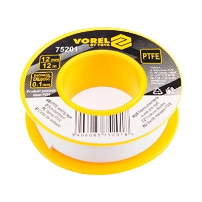 Abbildung von 1 Rolle Teflonband Gewindedichtband 12 Meter PTFE mm Dichtband