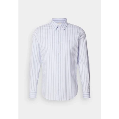 Abbildung von Calvin Klein Multi Stripe Stretch SLIM Hemd, Herren, Größe: XXL, Inkwell