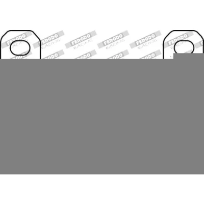 Abbildung von FERODO RACING FDB2178ST Bremsbelagsatz