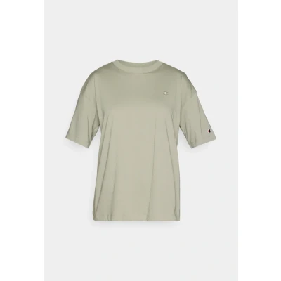 Abbildung von Champion Icons Tonal Oversize Crewneck Tshirt basic, Damen, Größe: Small, Green