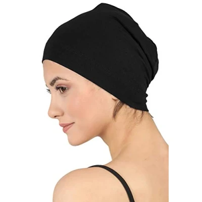 Abbildung von Deresina Headwear Schlafmutze Kopfbedeckung Chemo (Schwarz)