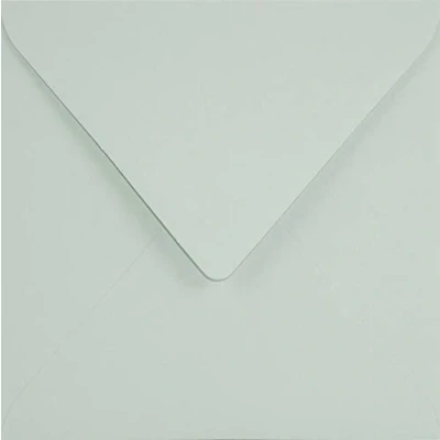 Abbildung von Netuno 25 quadratische Briefkuverts Pastell Grün 153x 153 mm 120g Keaykolour Pastel Green elegante Briefhüllen aus Feinpapier ökologisch hochwertige Briefumschläge quadratisch für Einladungskarten