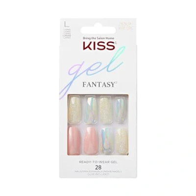 Abbildung von KISS Glam Fantasy Collection, Party&#039;s Over, Special FX Gel Nägel, enthält 28 künstliche Nagelkleber, Nagelfeile und Manikürstäbchen