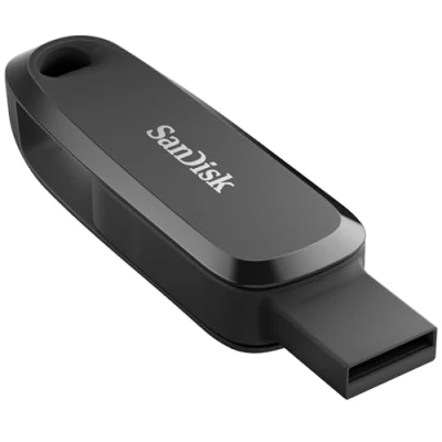 Abbildung von SanDisk Phone Drive 64 GB, 2 in 1 Storage, (Für Android Smartphones und Tablets, Mac Computer, USB Type C/USB A Anschluss) Automatisches Backup, Rescue PRO Deluxe, Schwarz