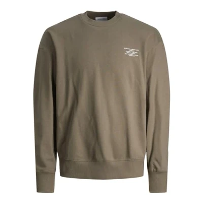 Abbildung von Jack &amp; Jones CREW NECK Sweatshirt, Herren, Größe: Small, Bungee cord