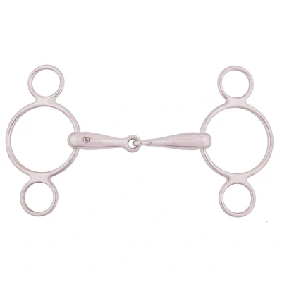 Abbildung von BR einfach geochene 4 Ringtrense 18mm RVS 12,5cm