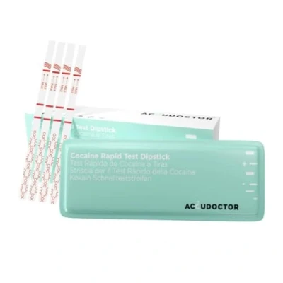 Abbildung von 10 Accudoctor Drogentest Schnelltest Kokain 300ng ml Urintest Drogen Streifen steo schnelltester Drogentests teststreifen Drogenschnelltest one Drug Test Kit selbsttest 300 cut off