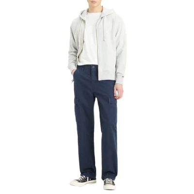 Abbildung von Levi&#039;s Straight Cargohose, Herren, Größe: 32x34, Navy blazer