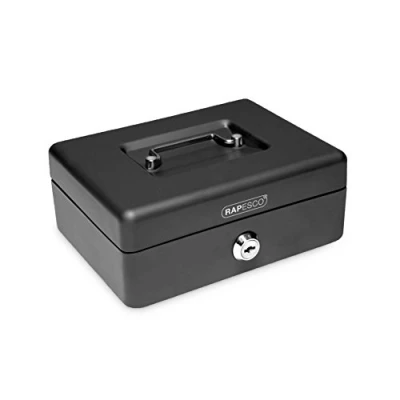 Abbildung von Rapesco SB0006B1 15cm Geldkassette, Schwarz