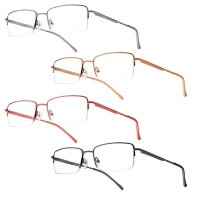 Abbildung von UrbanSky Lesebrille Warrick von Metalllesebrille mit Federscharnieren im 4er Pack (+2,50 dpt)