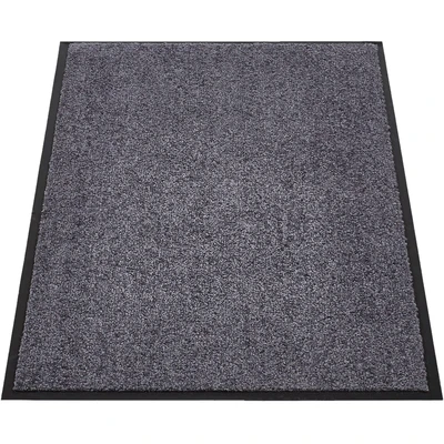 Abbildung von andiamo Premium Fußmatte Wash &amp; Clean langlebige Schmutzfangmatte Hauseingang als innen oder Fußabtreter im überdachten Außenbereich saugstarker Fußabstreifer 60 x 90 cm Grau