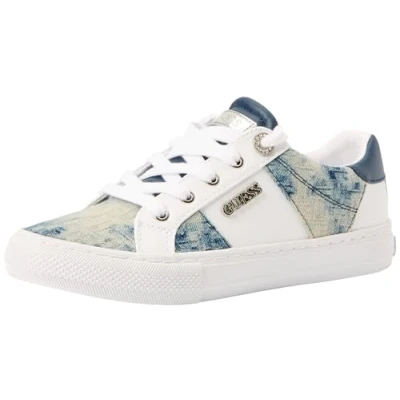 Abbildung von GUESS Damen Loven Sneaker, Weiß/Blau 171, 40 EU