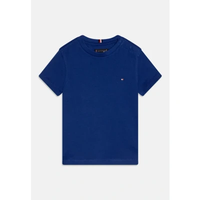 Abbildung von Tommy Hilfiger Essential TEE Tshirt basic für Kinder, Größe: 110, Wedge blue