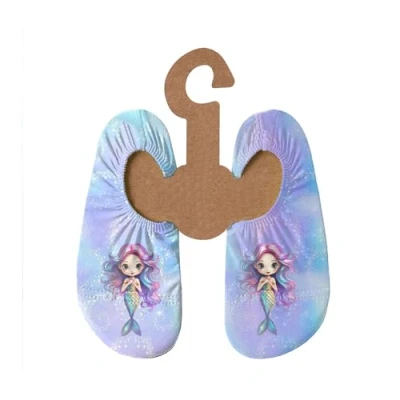Abbildung von Slipstop Kinder Strandschuhe Anti Rutsch Sport Schuhe Schwimmschuhe Badeschuhe Urlaub Yoga für Mädchen Seamaid Sonnenschutzfaktor 50+, Gr. 21 23