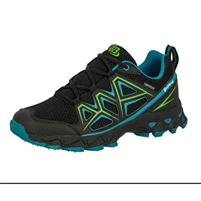 Abbildung von Brütting Herren Power Trekking &amp; Wanderhalbschuhe, Schwarz Petrol Grün, 39 EU