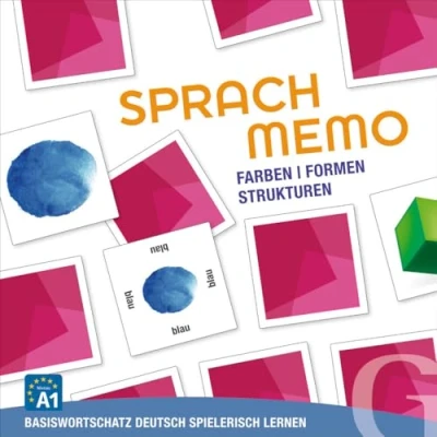 Abbildung von SPRACHMEMO Farben / Formen Strukturen: Basiswortschatz Deutsch spielerisch lernen Sprachspiel
