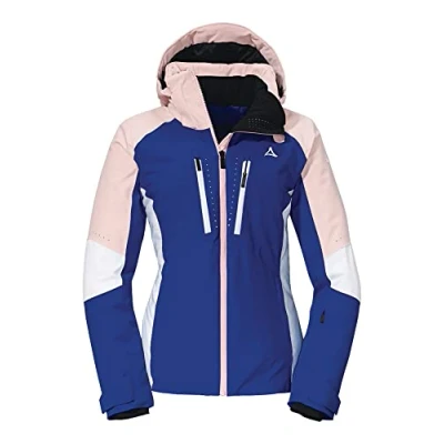 Abbildung von Schöffel Damen Ski Jacket Naladas L, wind und wasserdichte Skijacke mit Body Mapping Technologie, atmungsaktive Outdoorjacke Unterarmbelüftung Schneefang, cool cobalt, 40