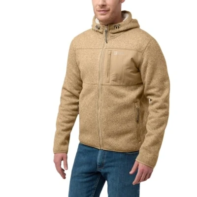 Abbildung von Jack Wolfskin Kaminfeuer Kapuzenpullover, Herren, Größe: Large, Anis