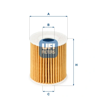 Abbildung von UFI Filters 25.035.00 Ölfilter für Autos